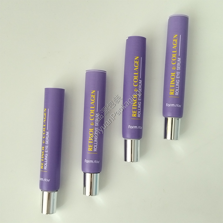 D22 25ml Eye Serum ABL Cosmetic Tube with Stainless Steel 3-Roller Applicator