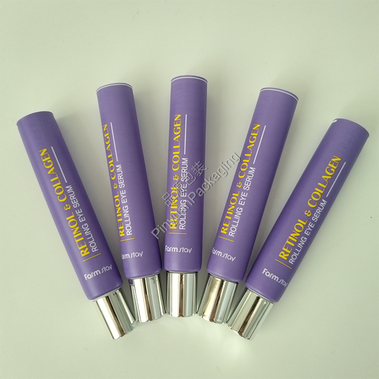 D22 25ml Eye Serum ABL Cosmetic Tube with Stainless Steel 3-Roller Applicator