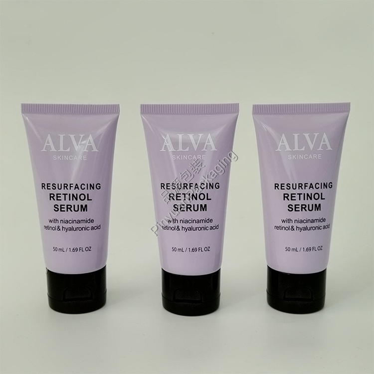 D35 95ml Skincare Serum PE Cosmetic Tube with Flip-top Cap