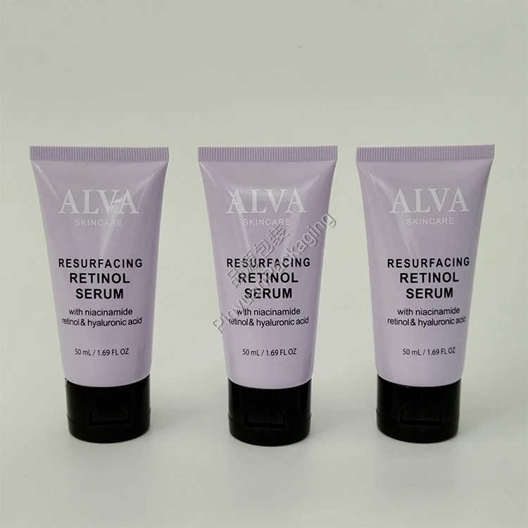 D35 95ml Skincare Serum PE Cosmetic Tube with Flip-top Cap