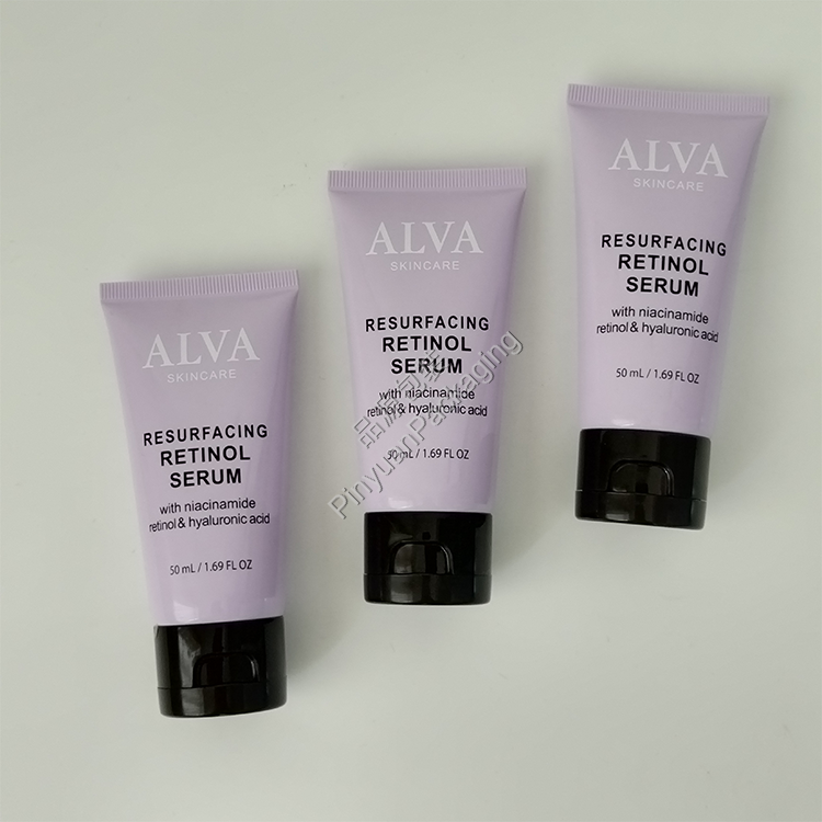 D35 95ml Skincare Serum PE Cosmetic Tube with Flip-top Cap