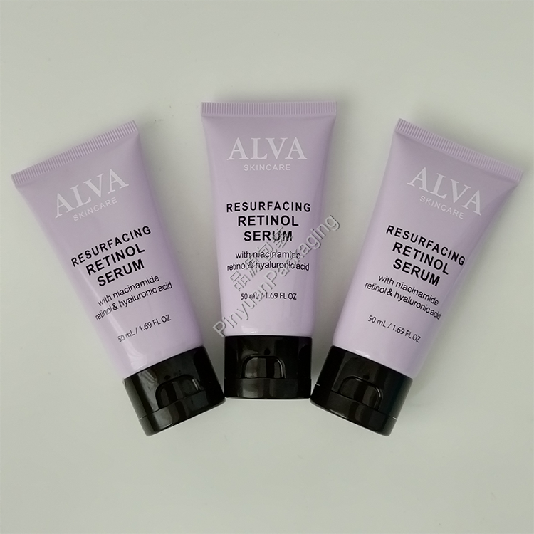 D35 95ml Skincare Serum PE Cosmetic Tube with Flip-top Cap