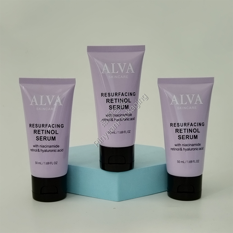 D35 95ml Skincare Serum PE Cosmetic Tube with Flip-top Cap