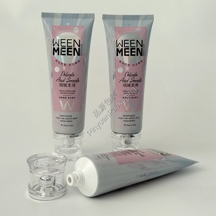 D40 120ml Body Mask ABL Cosmetic Tube with Acrylic Screw Cap