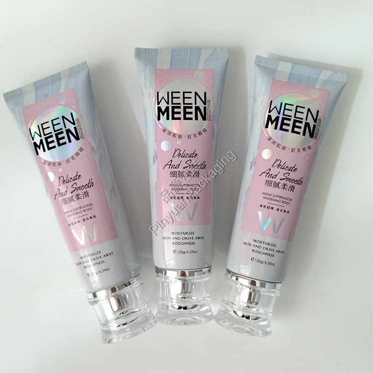 D40 120ml Body Mask ABL Cosmetic Tube with Acrylic Screw Cap