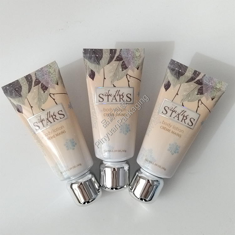 D30 45ml Body Lotion ABL Cosmetic Tube with Silver-plated Cap