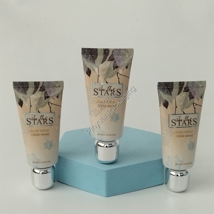 D30 45ml Body Lotion ABL Cosmetic Tube with Silver-plated Cap