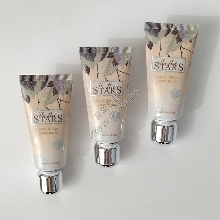 D30 45ml Body Lotion ABL Cosmetic Tube with Silver-plated Cap