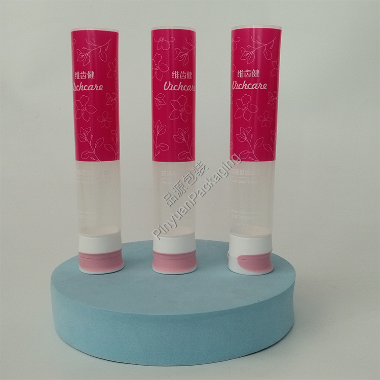 D32 100g Toothpaste Tube Transparent PBL Cosmetic Tube with Cute Flip-top Cap