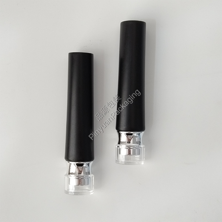 D25 35ml Skincare Lotion PE Cosmetic Tube with Oval Acrylic Srew Cap