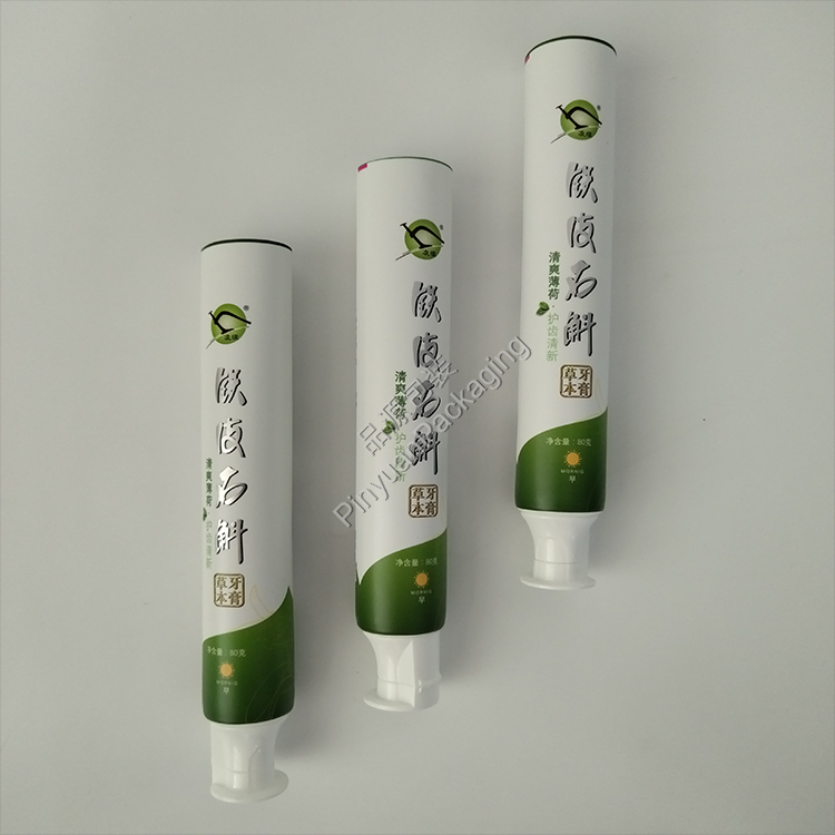 D30 80g Toothpaste ABL Cosmetic Tube with White Doctor Flip-top Cap