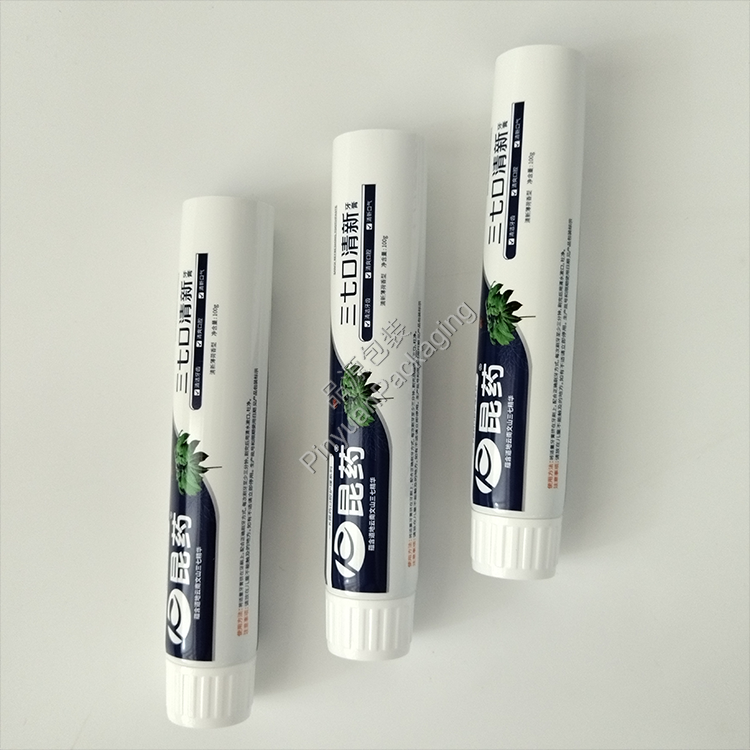 D32 100g Toothpaste ABL Cosmetic Tube with White Screw Cap