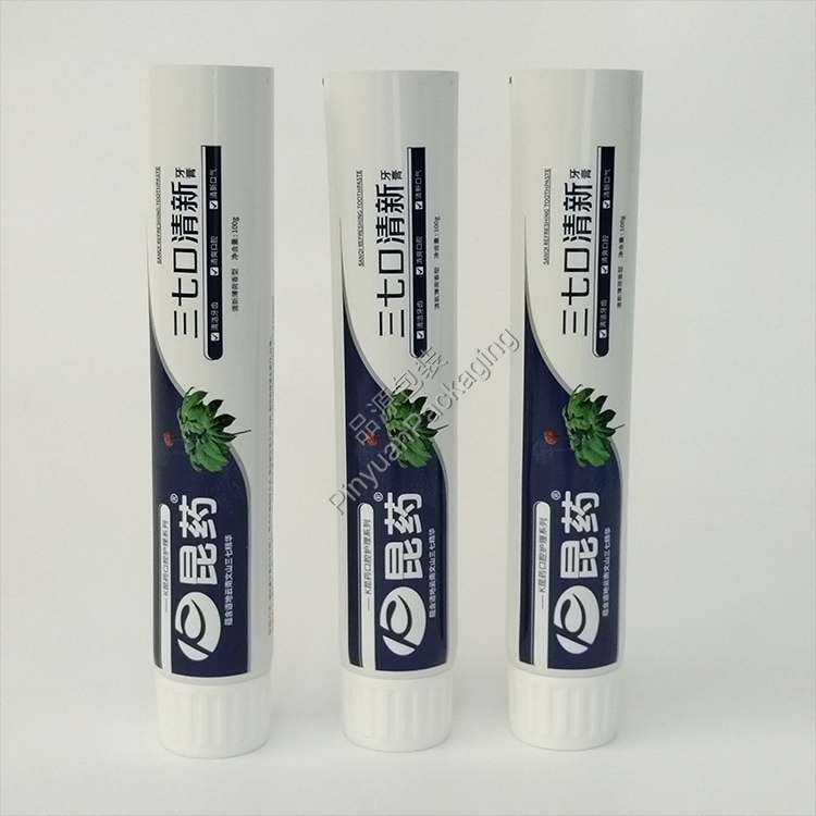 D32 100g Toothpaste ABL Cosmetic Tube with White Screw Cap