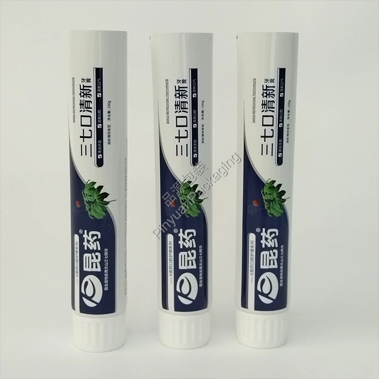D32 100g Toothpaste ABL Cosmetic Tube with White Screw Cap