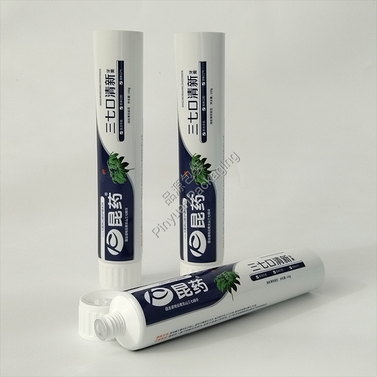 D32 100g Toothpaste ABL Cosmetic Tube with White Screw Cap