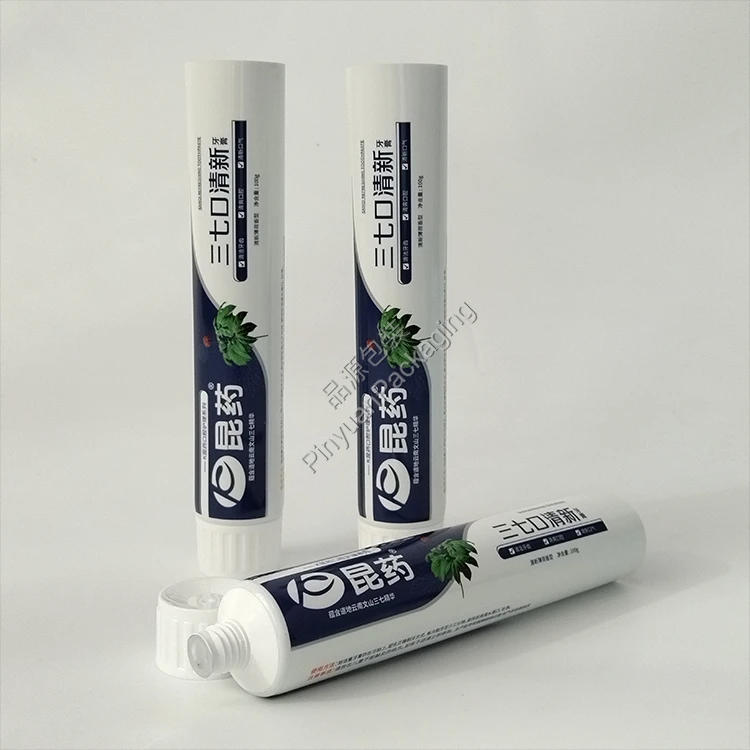 D32 100g Toothpaste ABL Cosmetic Tube with White Screw Cap