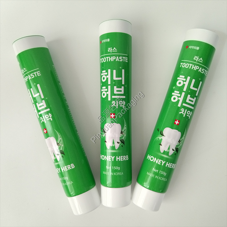 D35 150g Toothpaste ABL Cosmetic Tube with White Screw Cap