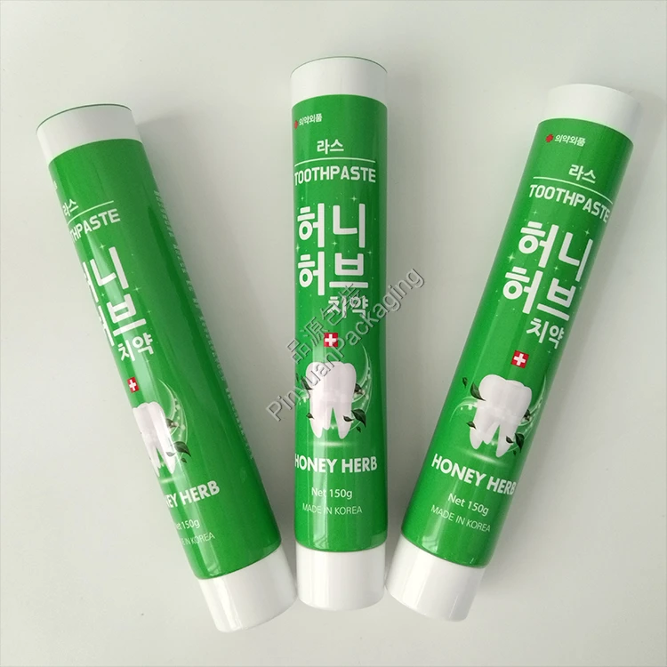 D35 150g Toothpaste ABL Cosmetic Tube with White Screw Cap