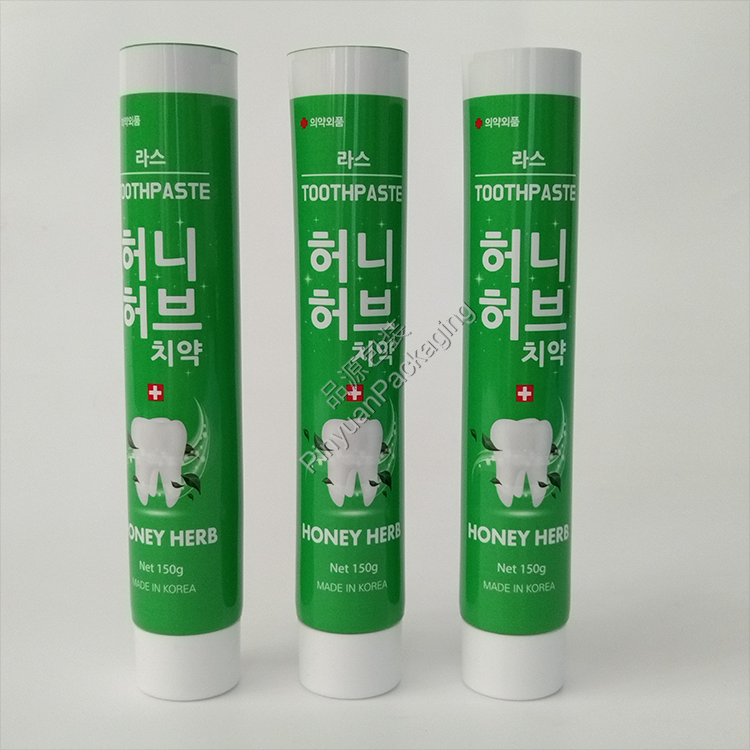 D35 150g Toothpaste ABL Cosmetic Tube with White Screw Cap