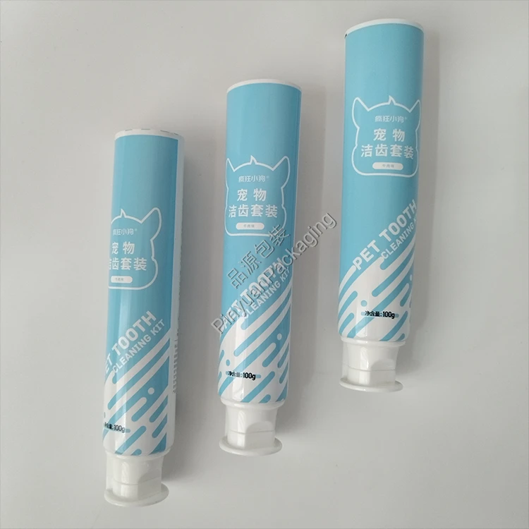 D35 100g Toothpaste ABL Pet Tube with Flip-top Cap