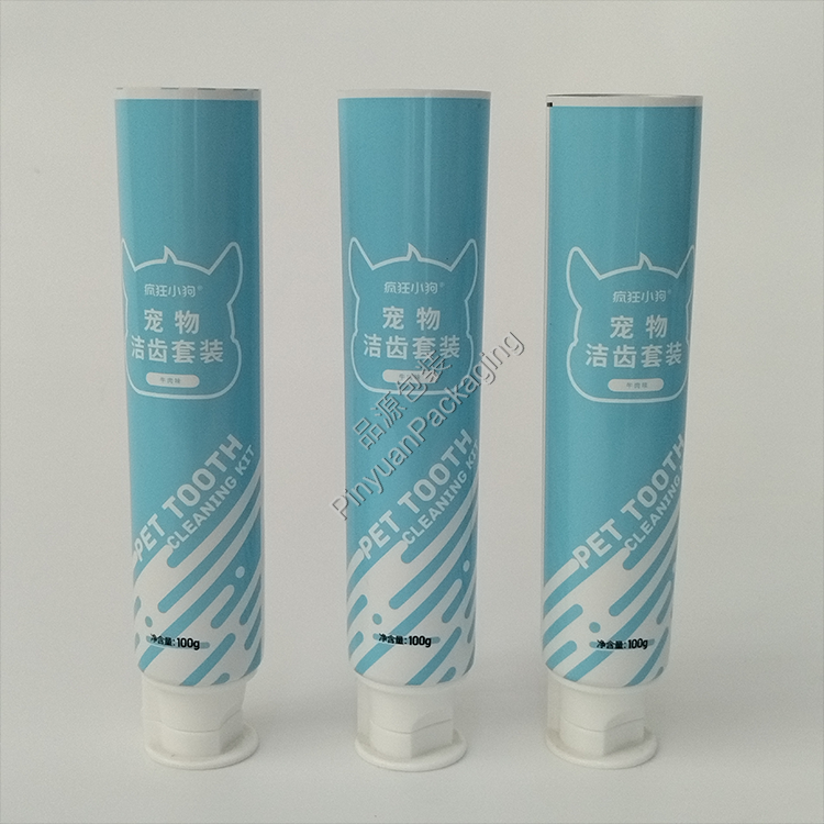 D35 100g Toothpaste ABL Pet Tube with Flip-top Cap