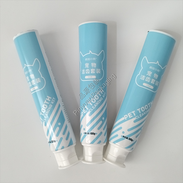 D35 100g Toothpaste ABL Pet Tube with Flip-top Cap