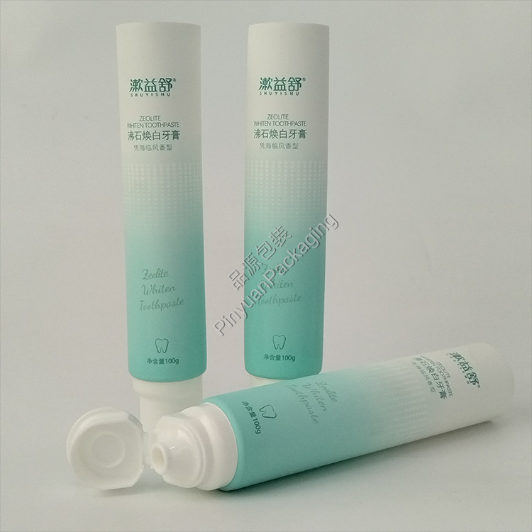 D35 100g Toothpaste 5-layer PE Cosmetic Tube with Doctor Flip-top Cap