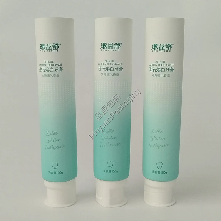 D35 100g Toothpaste 5-layer PE Cosmetic Tube with Doctor Flip-top Cap