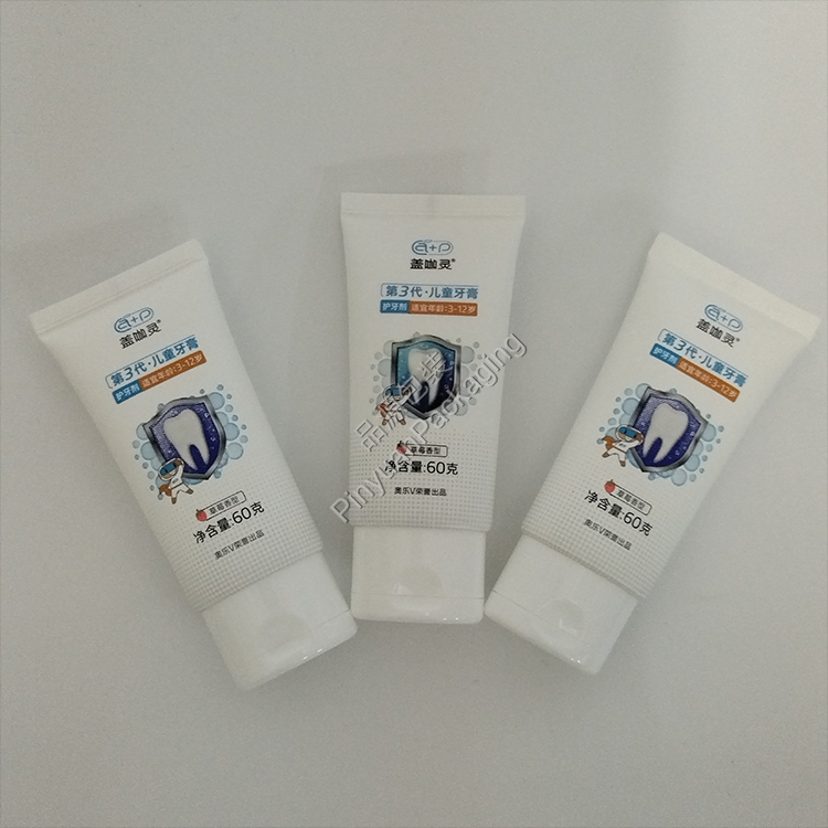 D35 60g Children's Toothpaste ABL Cosmetic Tube with Oval Flip-top Cap