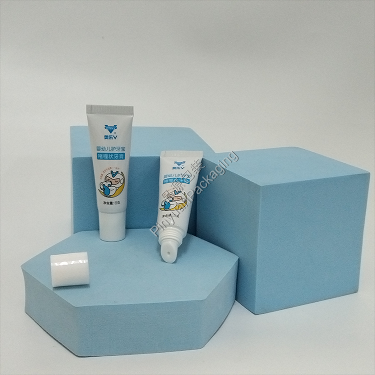 D19 8g Children's Toothpaste ABL Cosmetic Tube with Lip Balm Cap
