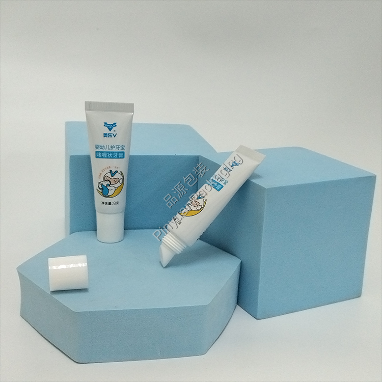 D19 8g Children's Toothpaste ABL Cosmetic Tube with Lip Balm Cap