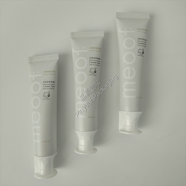 D25 50g Pet Toothpaste ABL Cosmetic Tube with Doctor Flip-top Cap