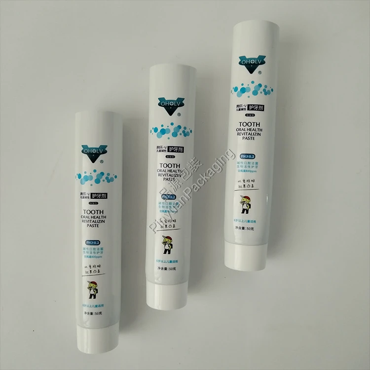 D25 50g Children's Toothpaste ABL Cosmetic Tube with Screw Cap