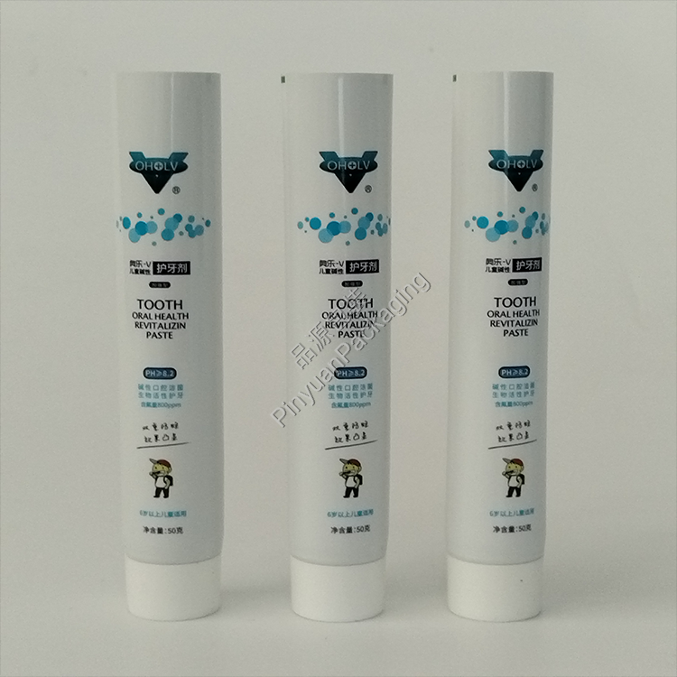 D25 50g Children's Toothpaste ABL Cosmetic Tube with Screw Cap