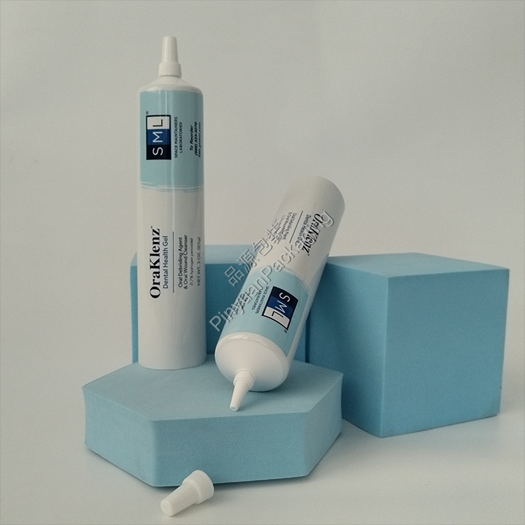 D35 85g Dental Health Gel Toothpaste ABL Cosmetic Tube with Flat-top Nozzle Screw Cap