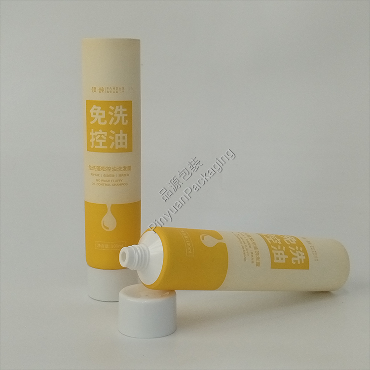 D35 100ml Shampoo Lotion PE Cosmetic Tube with White Screw Cap