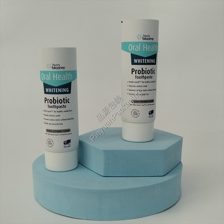 D40 100g Toothpaste ABL Cosmetic Tube with White Screw Cap