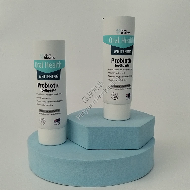 D40 100g Toothpaste ABL Cosmetic Tube with White Screw Cap