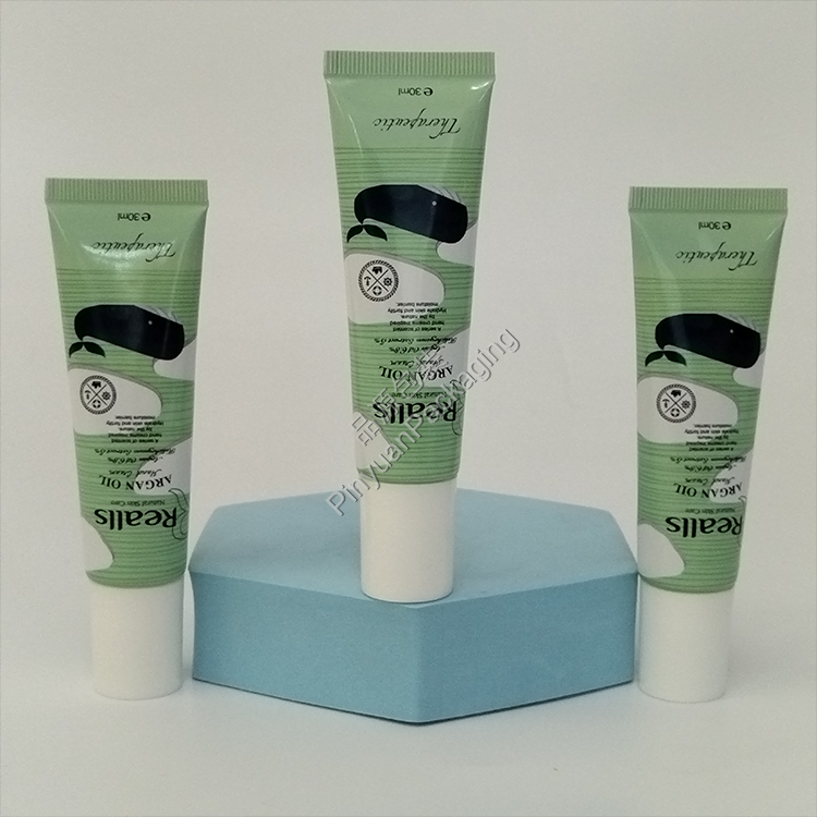 D25 30ml Skincare Hand Cream ABL Cosmetic Tube with White Cylindrical Cap