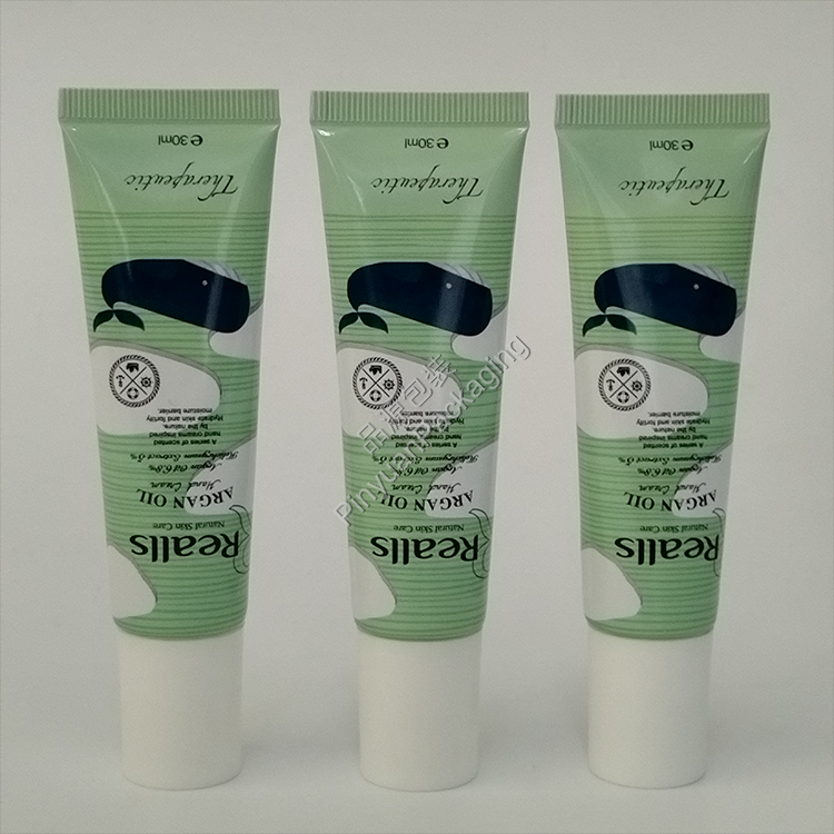 D25 30ml Skincare Hand Cream ABL Cosmetic Tube with White Cylindrical Cap