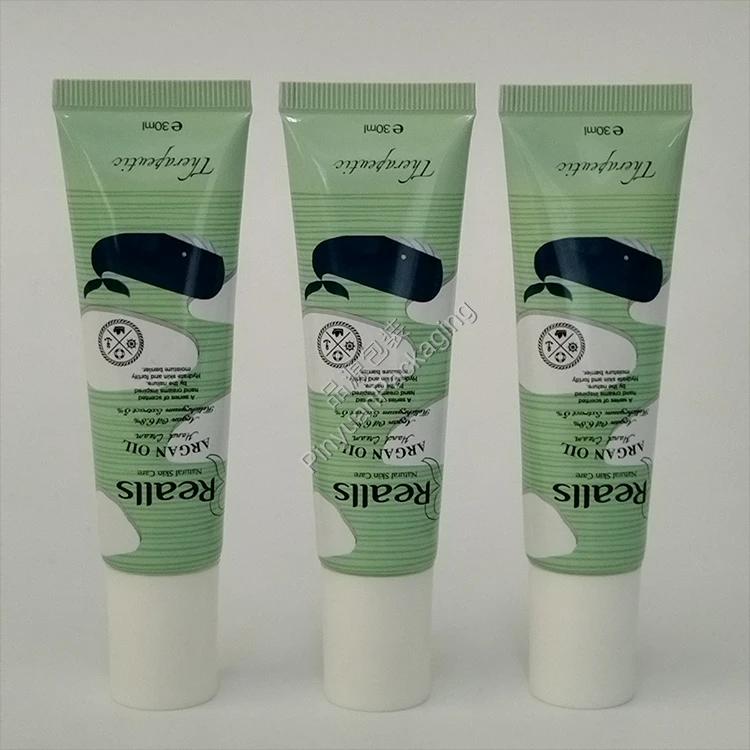 D25 30ml Skincare Hand Cream ABL Cosmetic Tube with White Cylindrical Cap