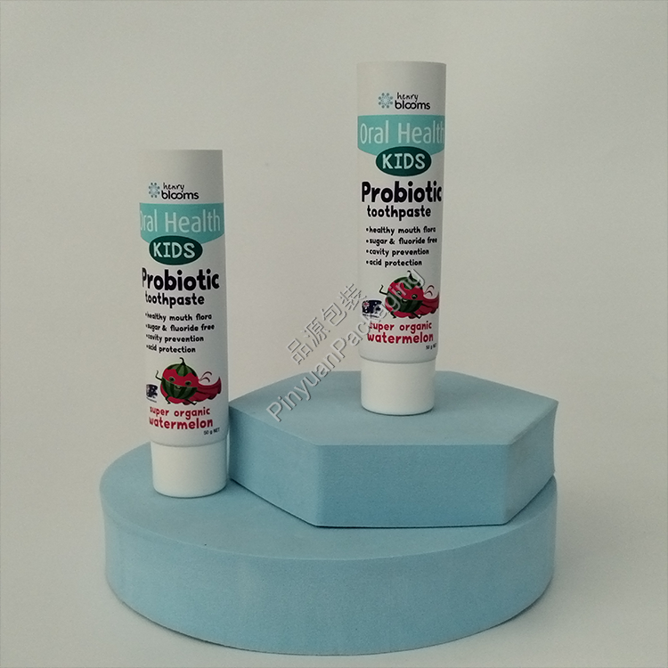 D30 50g Kids Toothpaste ABL Cosmetic Tube with White Screw Cap