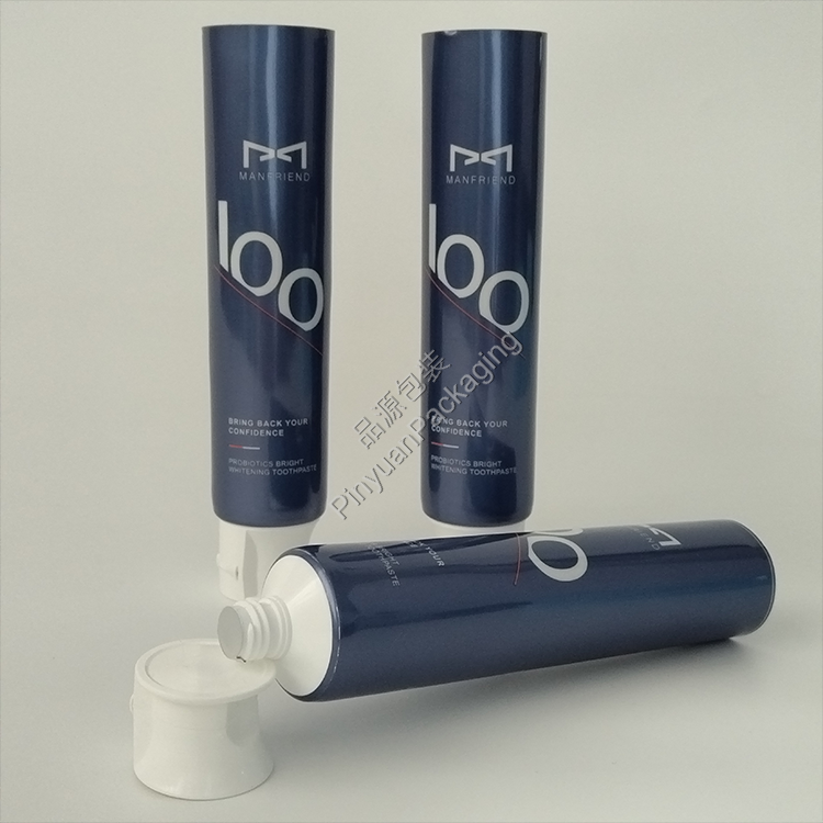 D35 100g Whitening Toothpaste Silver ABL Cosmetic Tube with Doctor Flip-top Cap