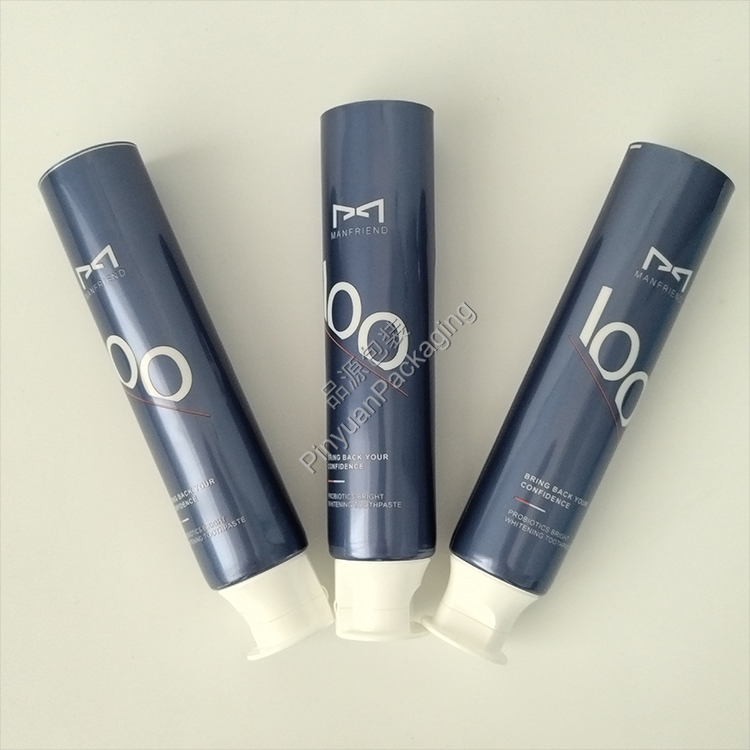 D35 100g Whitening Toothpaste Silver ABL Cosmetic Tube with Doctor Flip-top Cap