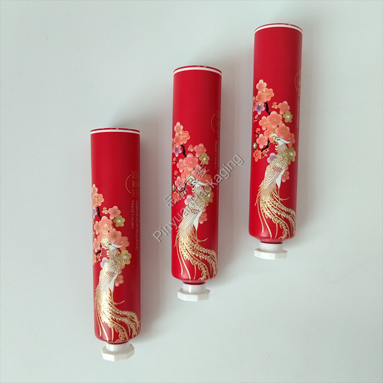 D25 30g Hand Cream ABL Cosmetic Tube with White Octagonal Screw Cap