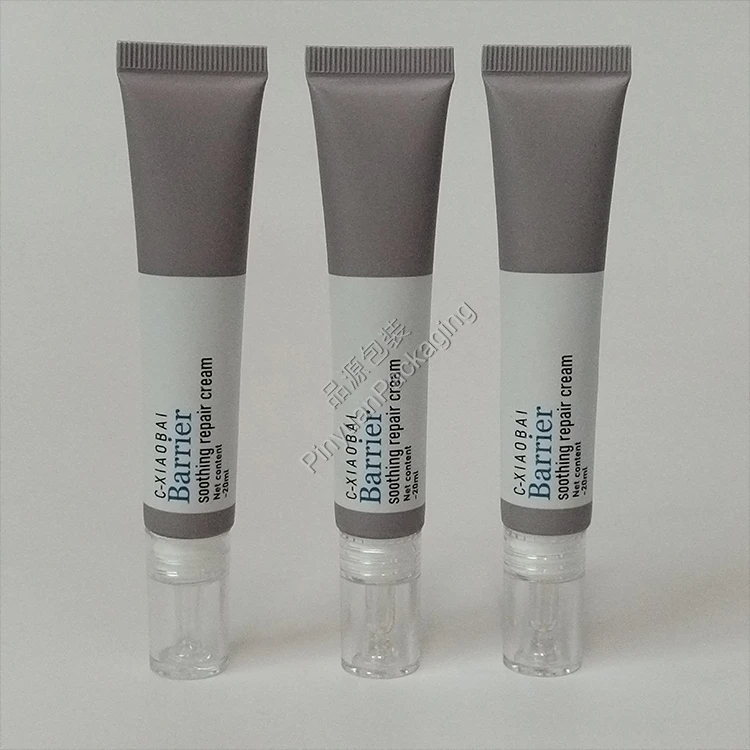 D19 20ml Repair Cream ABL Cosmetic Tube with Transparent Dropper Cap