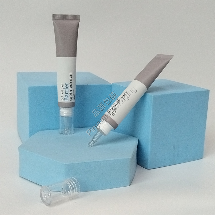 D19 20ml Repair Cream ABL Cosmetic Tube with Transparent Dropper Cap