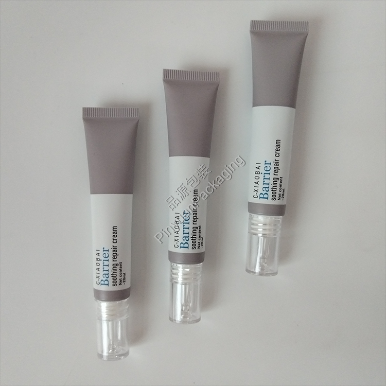 D19 20ml Repair Cream ABL Cosmetic Tube with Transparent Dropper Cap