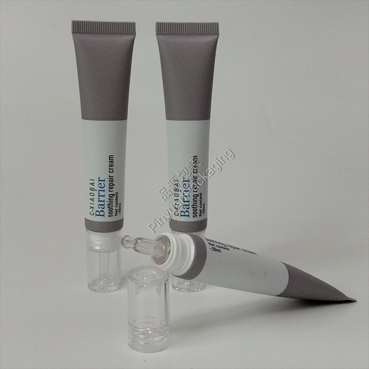 D19 20ml Repair Cream ABL Cosmetic Tube with Transparent Dropper Cap