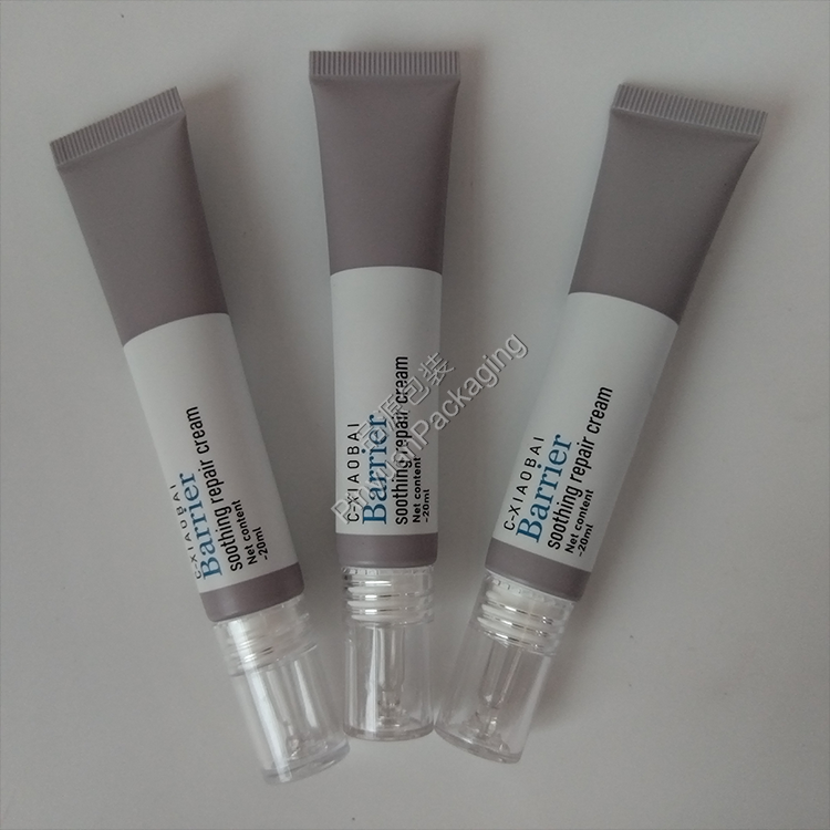 D19 20ml Repair Cream ABL Cosmetic Tube with Transparent Dropper Cap